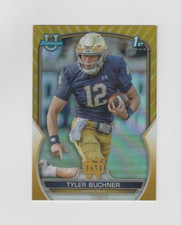 Tyler Buchner 2022 BOWMAN UNIVERSITY CHROME ROOKIE GOLD REFRACTOR /50 ALABAMA
