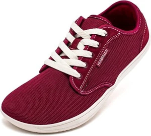 HOBIBEAR Barefoot Minimalist Shoes Womens 9 Wide Women/8 Men, Wine Red - Picture 1 of 6