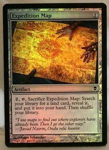 MTG FOIL Expedition Map - Zendikar ZEN NM - Picture 1 of 1