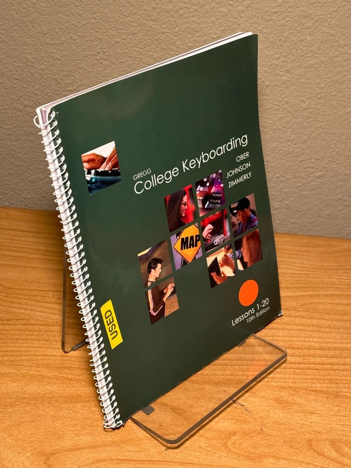Gregg College Keyboarding Lessons 1-20 10th Edition, Ober/Johnson/Zimmerly, 2006 - Image 1 of 4