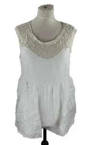 SOMEDAYS LOVIN | Playsuit Rosie Lace Kurze Beine | Cremeweiß ( Off-White ) NEU - Bild 1 von 14