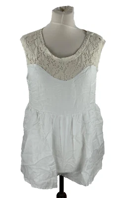 SOMEDAYS LOVIN | Playsuit Rosie Lace Kurze Beine | Cremeweiß ( Off-White ) NEU - Bild 1 von 4