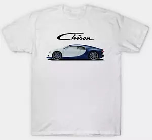 Bugatti Chiron T-shirt Adult Small - 3XL XXXL White Fan Art - Picture 1 of 3