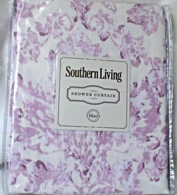 "Cortina de ducha Southern Living Aurora glicinia floral 72x72"" nueva con etiquetas Granny Core" Foto 1 de 4
