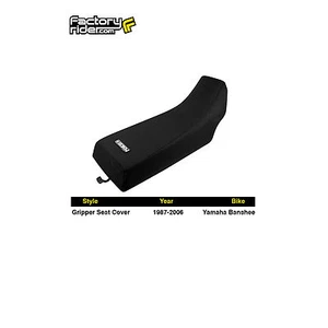 Empuñadura de cubierta de asiento Yamaha Banshee 1987-2006 de Enjoy Mfg todo negro estándar #112 - Imagen 1 de 5