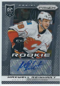 2013-2014 Prizm Hockey Maxwell Reinhart Calgary Flames Rookie handsignierte Karte  - Bild 1 von 2