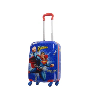 WB Superman Kids 20.5" Hard Side Spinner Carry-on Luggage - Picture 1 of 5