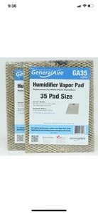 Aprilaire Humidifier Water Pad A35 Replacement Pad Filter 2 Pk - Picture 1 of 4