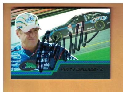 Rusty Wallace Autographed 2003 eTOPPS NASCAR Racing Card Signed Hall Of Famer - Image 1 of 2