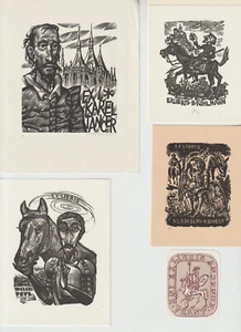 Colección 12 x Original vintage exlibris "Don Quijote" varios artistas / Europa - Imagen 1 de 3