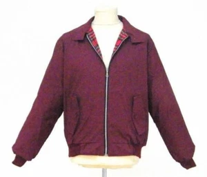 Campbell Cooper Brand New Classic Harrington Vintage Mod Jacket Burgundy Red XL - Picture 1 of 2