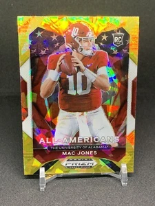 2021 Panini Prizm Draft Picks Mac Jones #183 Gold Ice - Picture 1 of 2