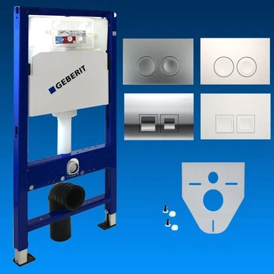 GEBERIT Duofix Basic WC Vorwandelement 112cm Drückerplatte Trockenbauelement - Bild 1 von 4