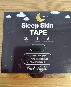 Sleep Skin, 30 Patches, Gentle On Skin, Hypo Allergenic, Anti-snoring, Easy Use - Picture 1 of 2