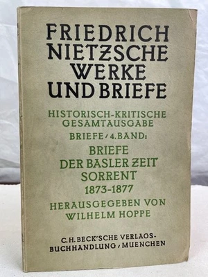 Nietzsche: Briefe der Basler Zeit Sorrent 1873-1877. - Image 1 of 4