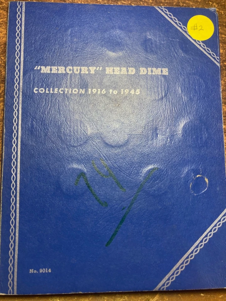 Conjunto quase completo de 76 moedas 1916-1945 Mercury Dime Collection (-16-D) conjunto #2 - Imagem 1 de 4