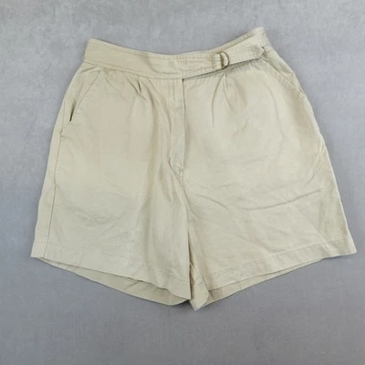 VTG 90s Patagonia Shorts Womens 16 Khaki Canvas High Rise 4" Hiking - Image 1 of 4