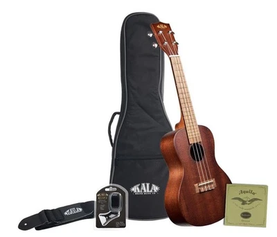 Kala Concert Ukulele Bundle - Natural Mahogany (KA-15C-BNDL) - Image 1 of 4