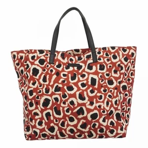 Bolso de Mano Gucci Leopardo 282439 Nylon Lona Negro Rojo Para Mujer GZl1acaz - Imagen 1 de 16