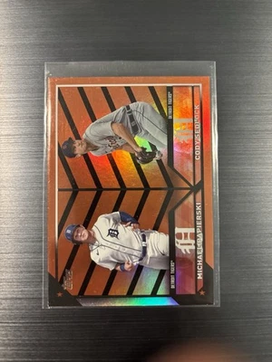 2023 Topps Update Rookie Combos #US262 Orange & Black Foil (RC) Tigers  - Image 1 of 2
