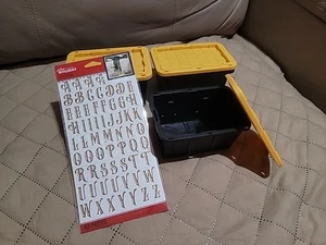 3 x Borsa Lowe’s Teeny Tiktok Virale Mini Tote di Stoccaggio in Plastica con Adesivi Lettere - Foto 1 di 7