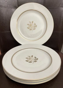 Set of 4 Rosenthal ROSENTHAL ROSE Dinner Plates 10 1/2” Germany  - Picture 1 of 9