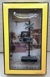 MTH Rail King 30-1093 No. 140 Operating Banjo Signal NIB *Read* - Picture 1 of 7
