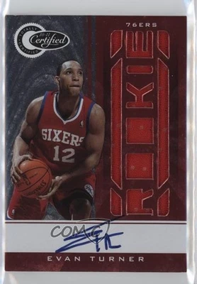 2010-11 Totally Certified Red Signatures /99 Evan Turner #163 Rookie Auto RC - Image 1 of 2