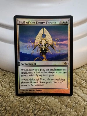 Sigil of the Empty Throne x1 Conflux #18/145 FOIL 2009 NM MTG - Image 1 of 2