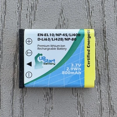 Batería de iones de litio EN-EL10 NP-45 Li42B NP-80 para cámara digital Foto 1 de 3