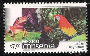 pc100 Mexico Conserva MNH paper 3 Sc#2423 Mc#3146 Et#mc100 tropical forest - Picture 1 of 1
