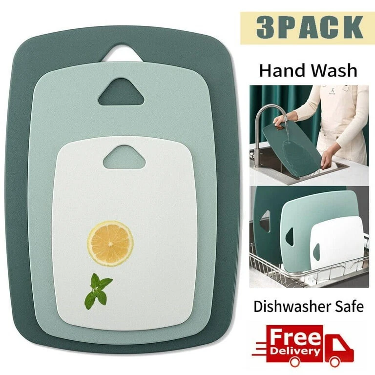 Tablas De Cortar Plásticas Para Cocina. Tablas Para Cortar Set De 3 Multicolor. - Image 1 of 4