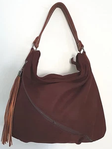 Freizeithandtasche Tasche Damen Frauen kaffeebraun Kunstleder - Bild 1 von 3