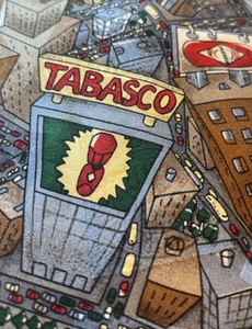 TABASCO SALSA PICANTE VESTIDO TRAJE DISEÑADOR CORBATA CORBATA ENVÍO GRATUITO - Imagen 1 de 5