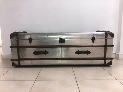 Restoration Hardware Limited Edition Richards Storage Truck / Coffee Table Cover