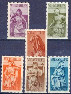 SAAR, YV # 165/171, COMPLETE SET, M NO GUM - Picture 1 of 1