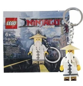 NEW LEGO 5004915 - Ninjago Movie Master Sensei Wu Minifigure Keychain - Sealed - Picture 1 of 3