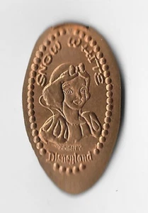 COPPER NOT ZINC 1990's PRINCESS SNOW WHITE DLR ELONGATED PRESSED PENNY LAST 1 - Picture 1 of 1