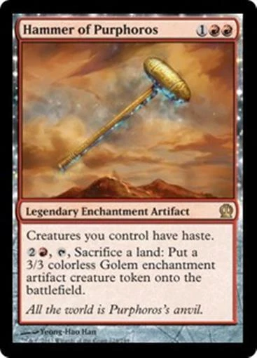 MTG - HAMMER OF PURPHOROS - Theros (R) - Image 1 of 1