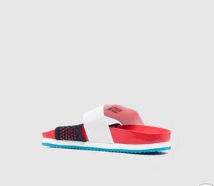 Adidas aSMC Lette FZ2884 flip-flops Red/White Size 9 - Picture 1 of 4