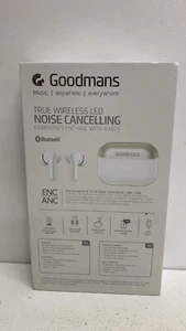 Goodmans True Wireless LED Noise Cancelling Earphones. ENC+ANC with 4 MICS - Picture 1 of 6