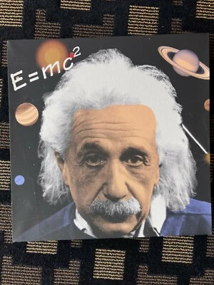 "Steve Kaufman arte pop pantalla de seda sobre lienzo Albert Einstein 20 1/4"" X 20 1/4""" Foto 1 de 2