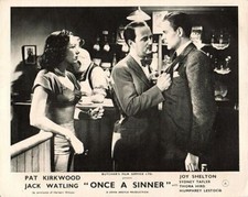 Once A Sinner roiginal lobby card Pat Kirkwood gets tough Jack Watling