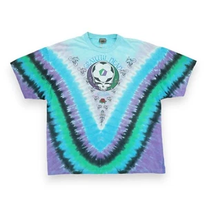 Vintage Grateful Dead Vintage T-Shirt Liquid Blue 1990 Olympic Velodrome 3XL - Picture 1 of 7