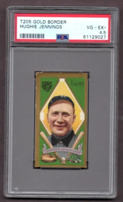 T205 Gold Border Hughie Jennings PSA 4.5 *JAYSACE* - Image 1 of 2