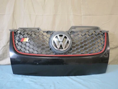 ✅ 06 07 08 09 VW Golf GTI GLI Front UPPER Grille Grill Mesh Panel Grey Black OEM Foto 1 de 4