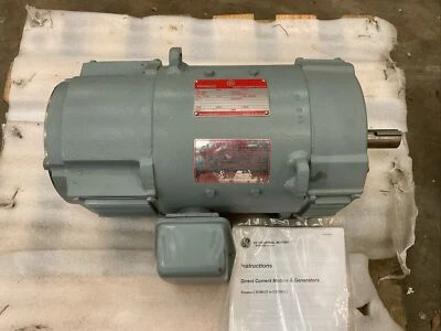 GE Kinamatic Direct Current Motor 7.5 HP 1750 RPM Type CD218AT 5CD152NA020B006 - Image 1 of 4