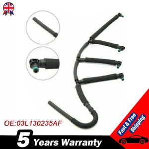 NEW For VW Caddy 1.6 TDI Diesel Fuel Injector Leak Off Return Pipe 03L130235AF - Picture 1 of 9
