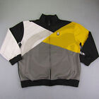 Ecko Unltd Jacket Mens 3Xl Gray Yellow Black Full Zip Up Track Coat Colorblock ^