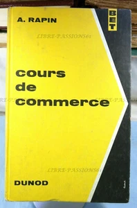 COURS DE COMMERCE, A. RAPIN, ÉDITIONS DUNOD, 1966 - Imagen 1 de 12